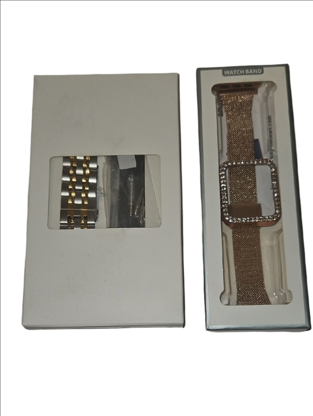 Set Of Two Metal Apple Watch Replacment Bands 38mm